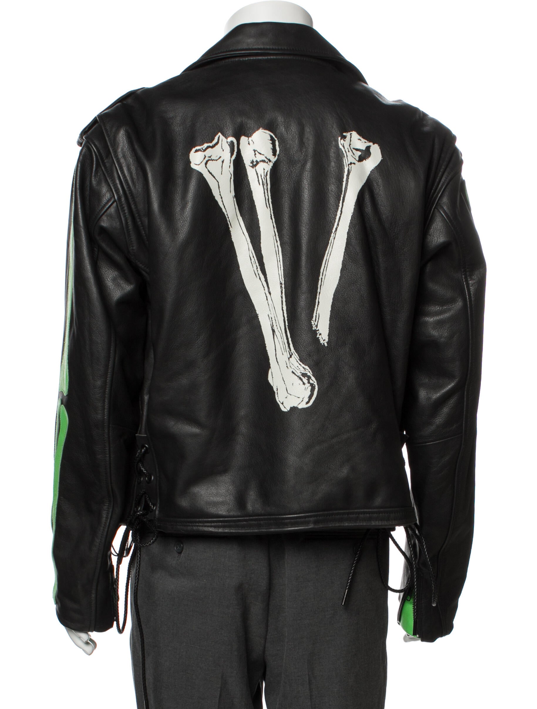 Neighborhood Skeleton Leather Jacket Neighborhood Skeleton Leather