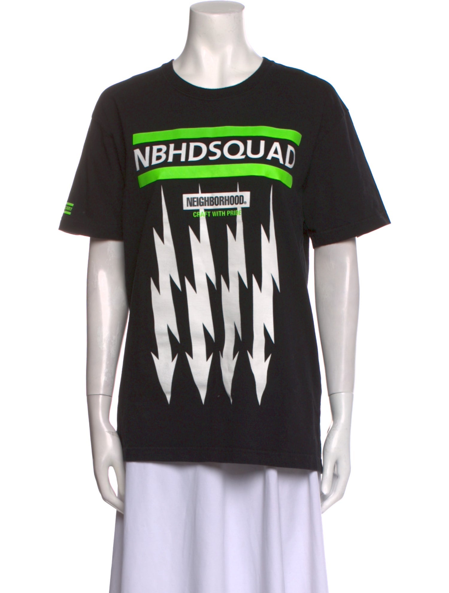 Neighborhood Graphic Print Crew Neck T-Shirt