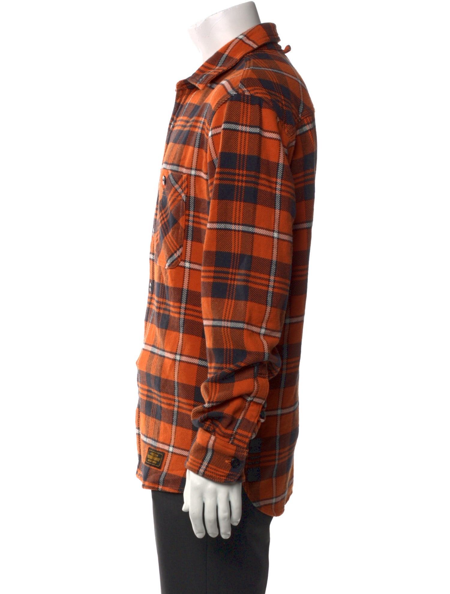 Neighborhood Plaid Print Long Sleeve Shirt w/ Tags