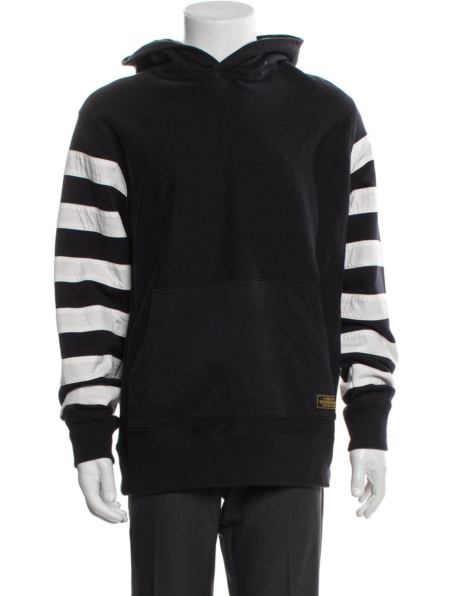 Neighborhood Striped Crew Neck Hoodie