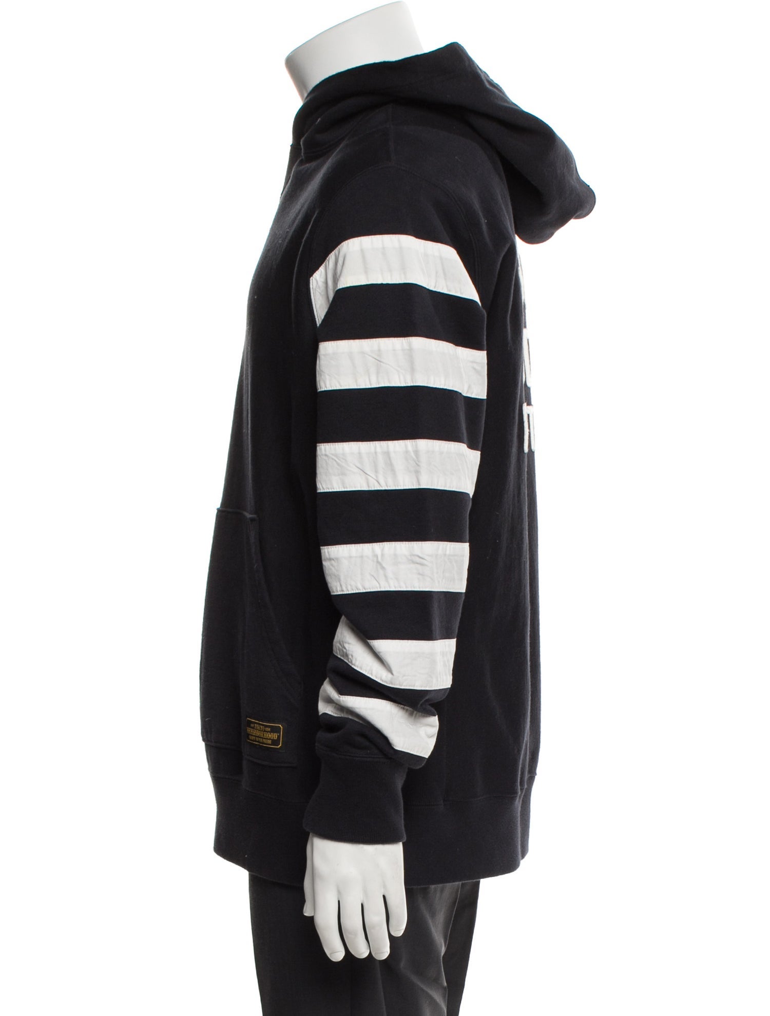 Neighborhood Striped Crew Neck Hoodie