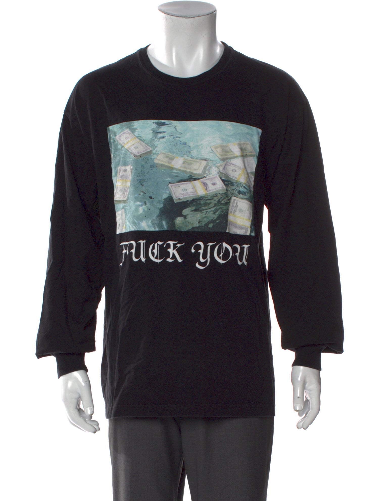 Neighborhood Graphic Print Crew Neck T-Shirt