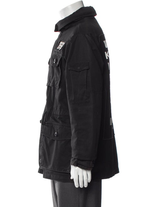 Neighborhood Atari Teenage Riot Graphic Print Utility Jacket