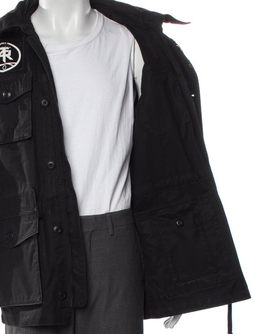 Neighborhood Atari Teenage Riot Graphic Print Utility Jacket