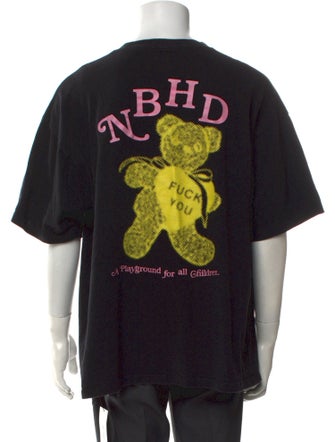 Neighborhood Graphic Print Crew Neck T-Shirt