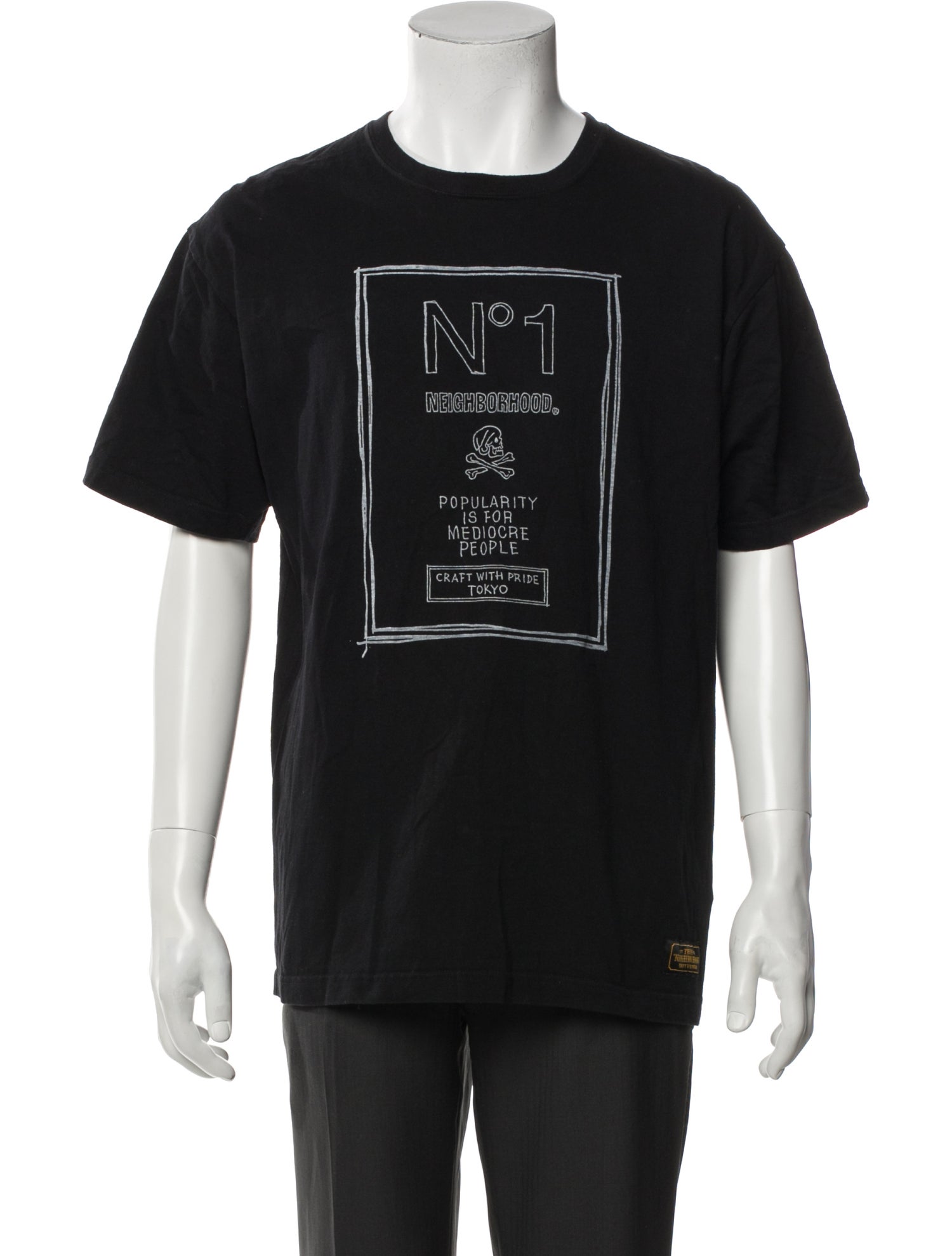 Neighborhood Graphic Print Crew Neck T-Shirt