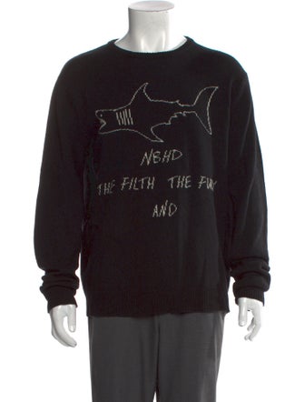 Neighborhood Wool Graphic Print Pullover