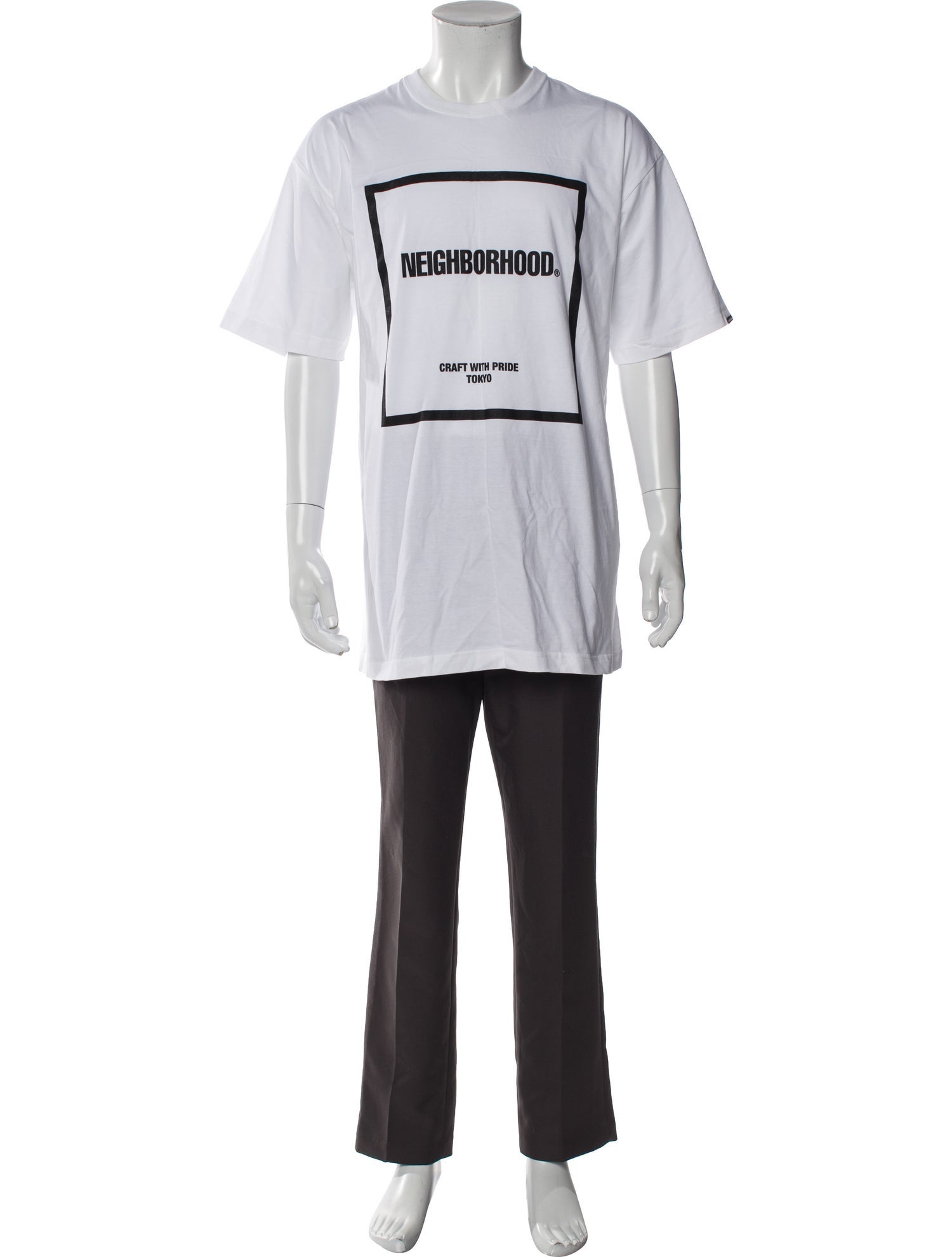 Neighborhood Graphic Print Crew Neck T-Shirt w/ Tags