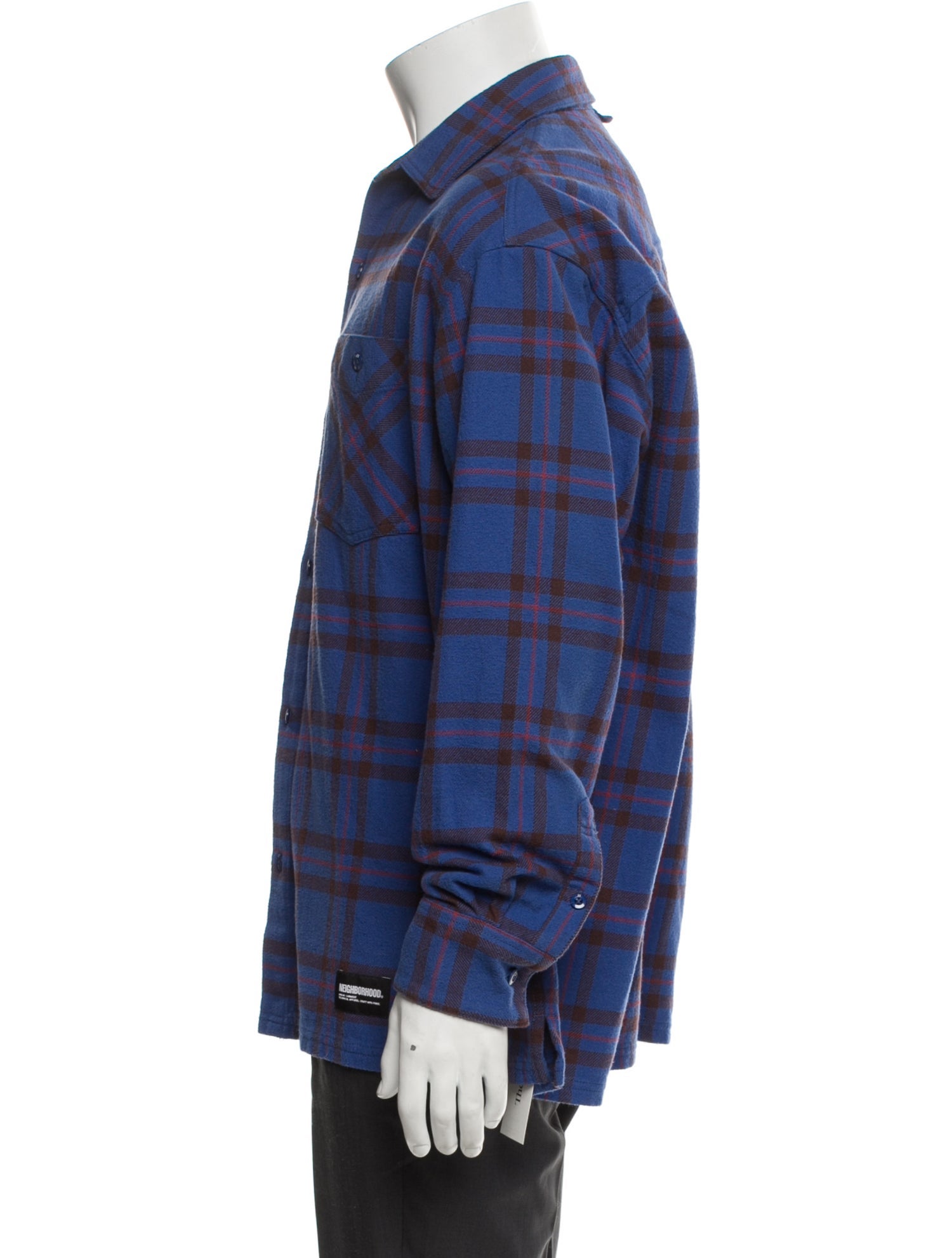 Neighborhood Plaid Print Jacket