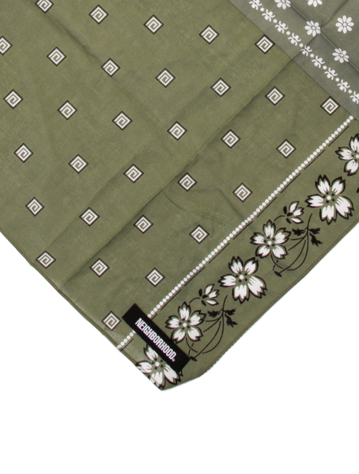 Neighborhood Floral Print Bandana