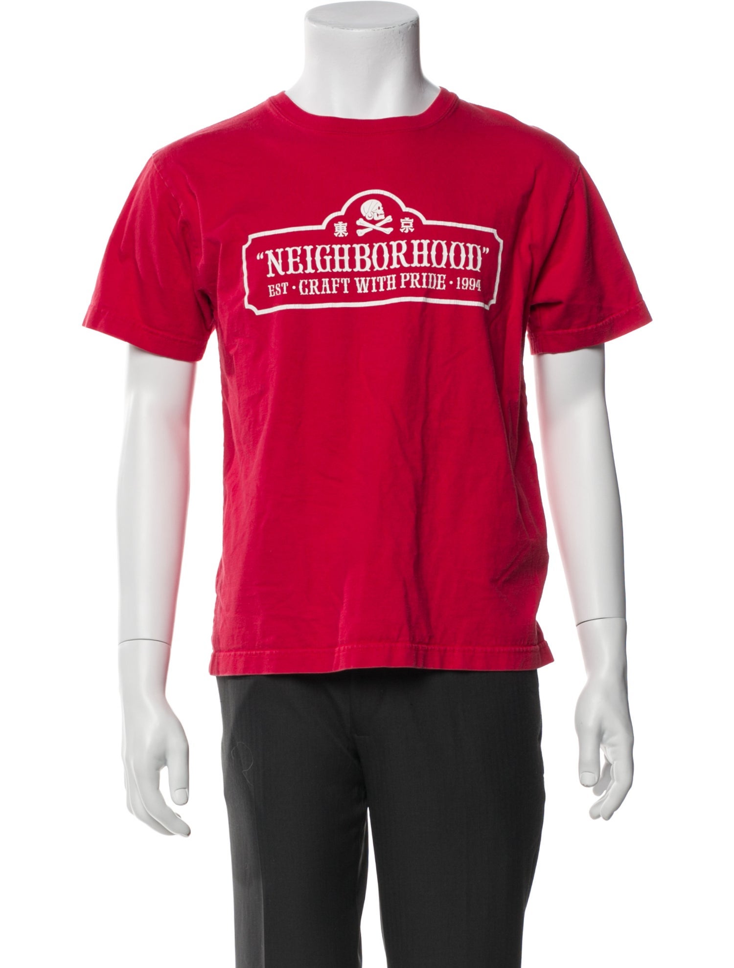 Neighborhood Graphic Print Crew Neck T-Shirt