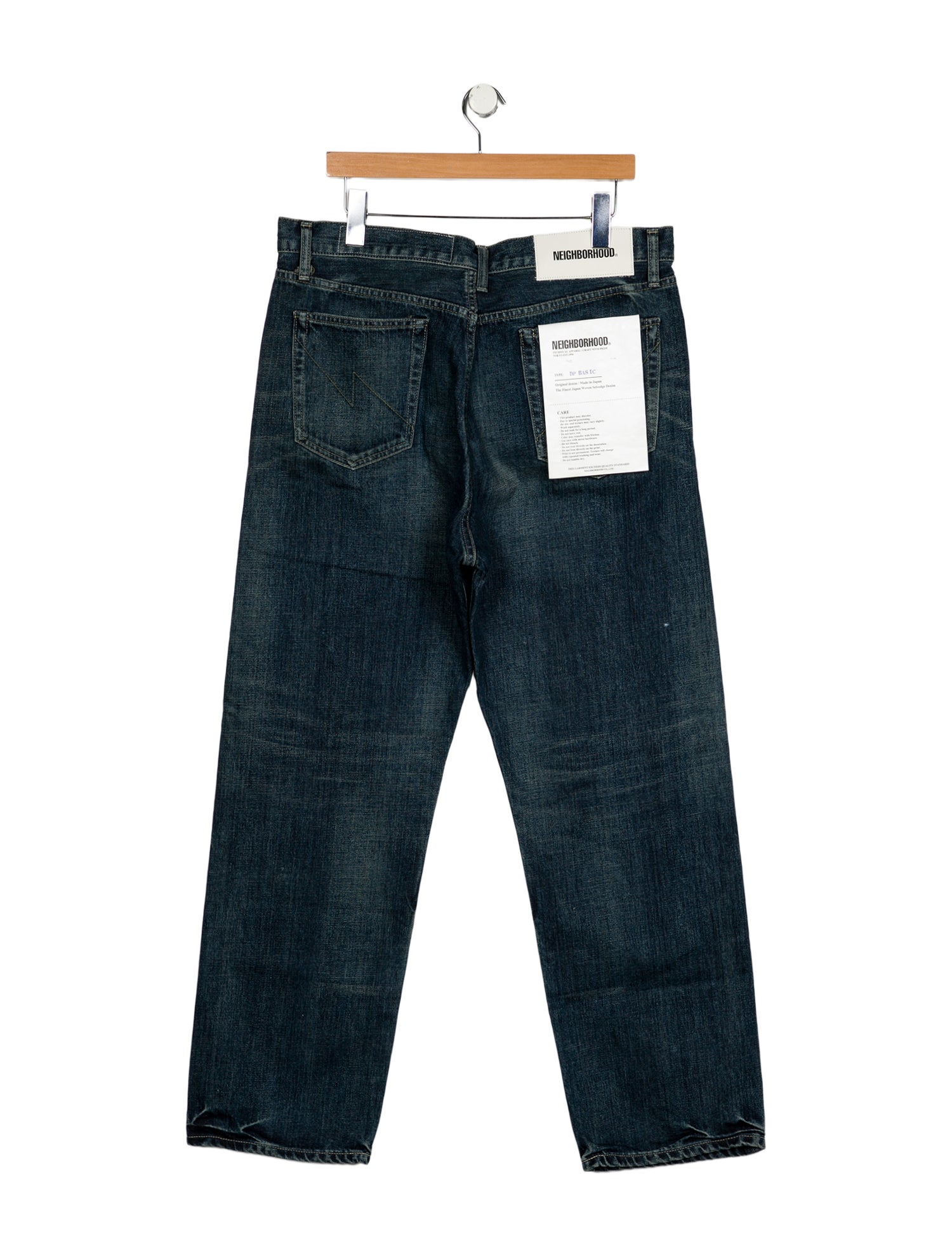 Neighborhood Straight-Leg Jeans w/ Tags