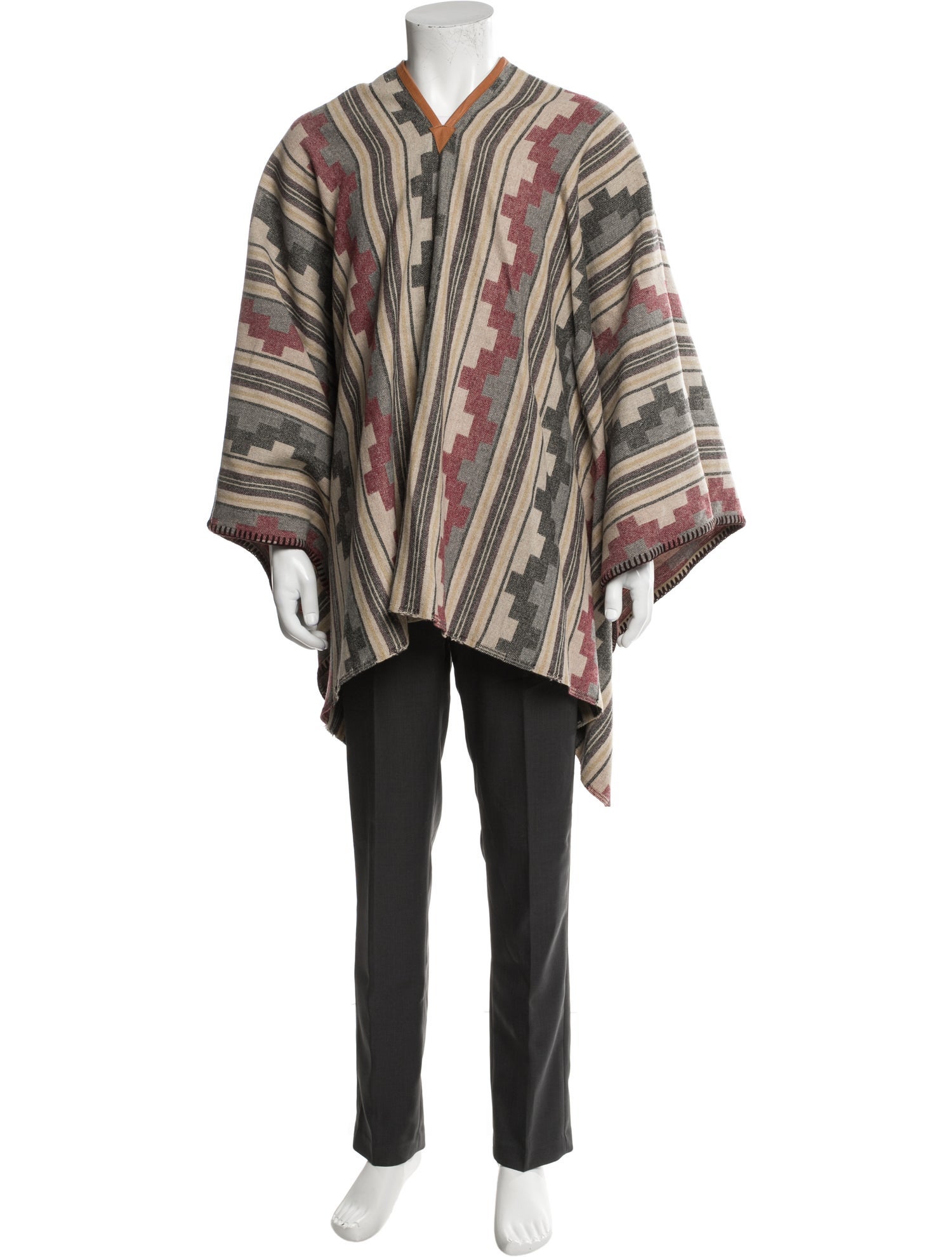 Neighborhood Wool Houndstooth Print Parka w/ Tags