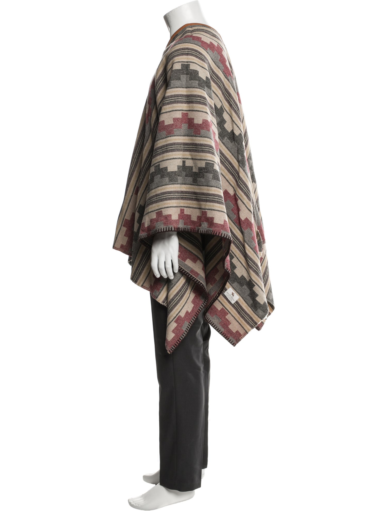 Neighborhood Wool Houndstooth Print Parka w/ Tags