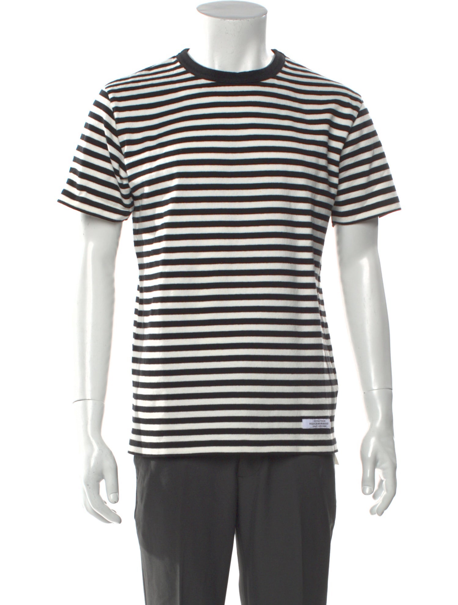 Neighborhood Striped Crew Neck T-Shirt