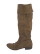 Nicole Bakti Suede Riding Boots