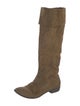 Nicole Bakti Suede Riding Boots