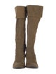 Nicole Bakti Suede Riding Boots