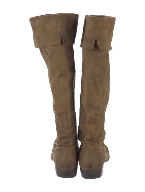 Nicole Bakti Suede Riding Boots