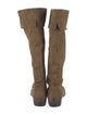 Nicole Bakti Suede Riding Boots
