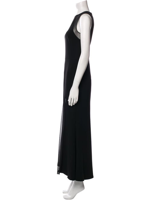 Nicole Bakti Crew Neck Long Dress