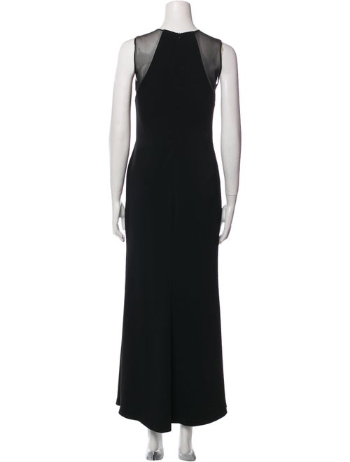 Nicole Bakti Crew Neck Long Dress