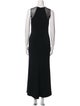 Nicole Bakti Crew Neck Long Dress