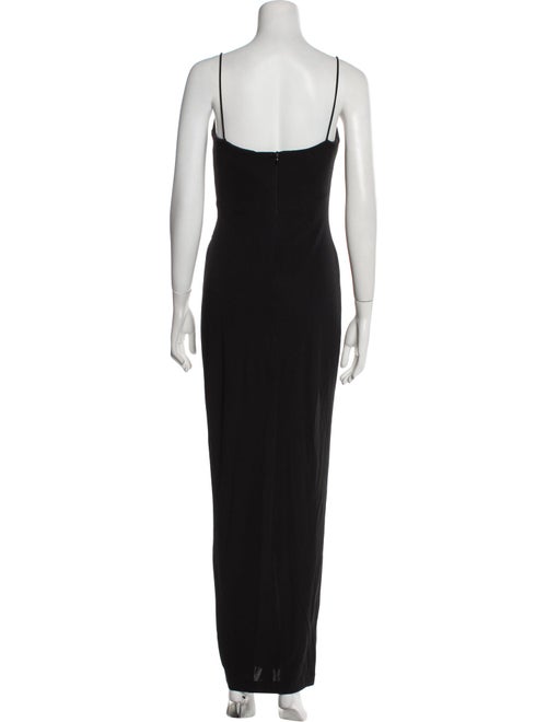 Nicole Bakti Square Neckline Long Dress