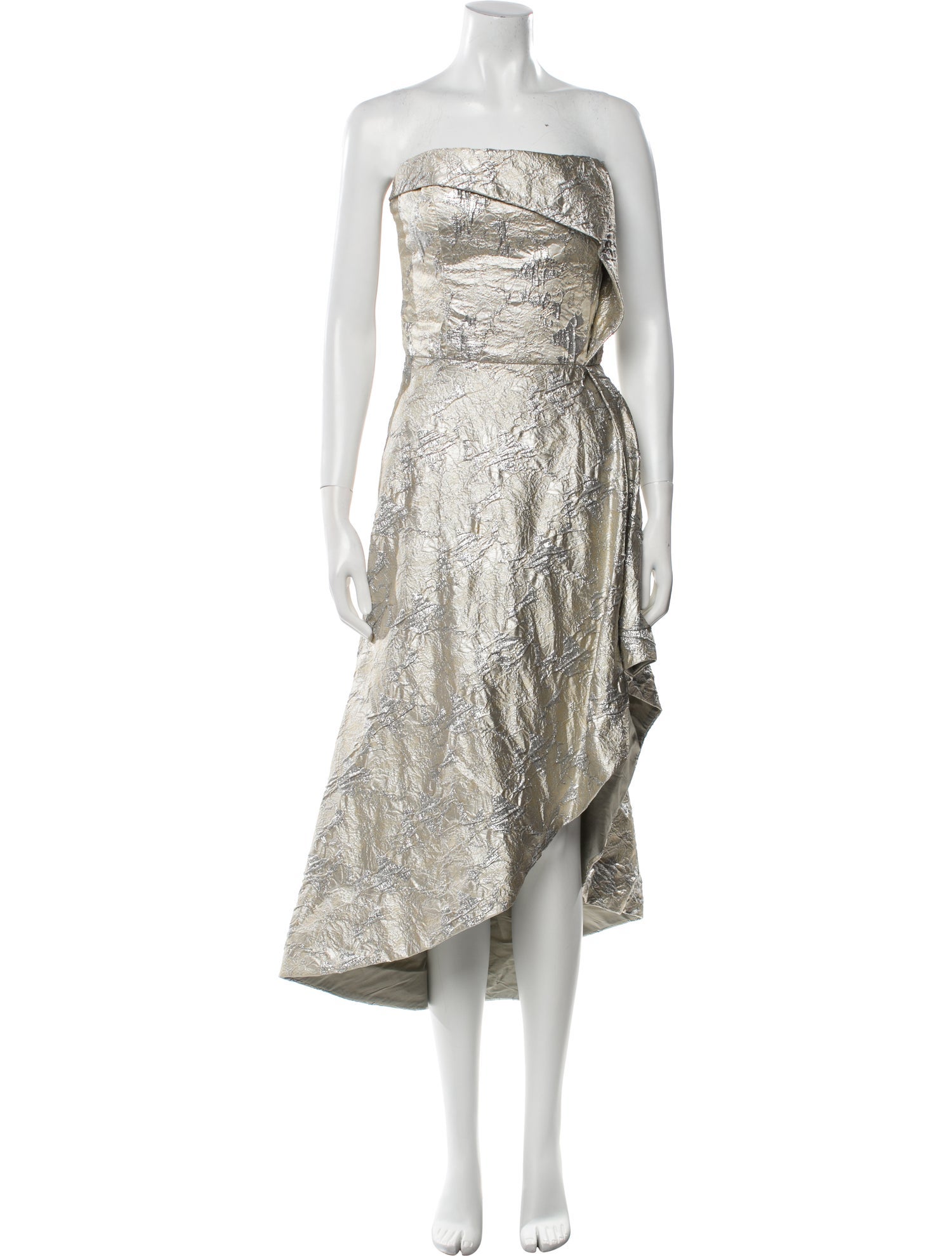 Nicole Bakti Printed Midi Length Dress