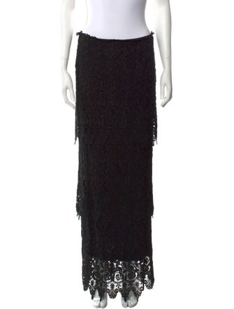 Nicole Bakti Lace Pattern Long Skirt