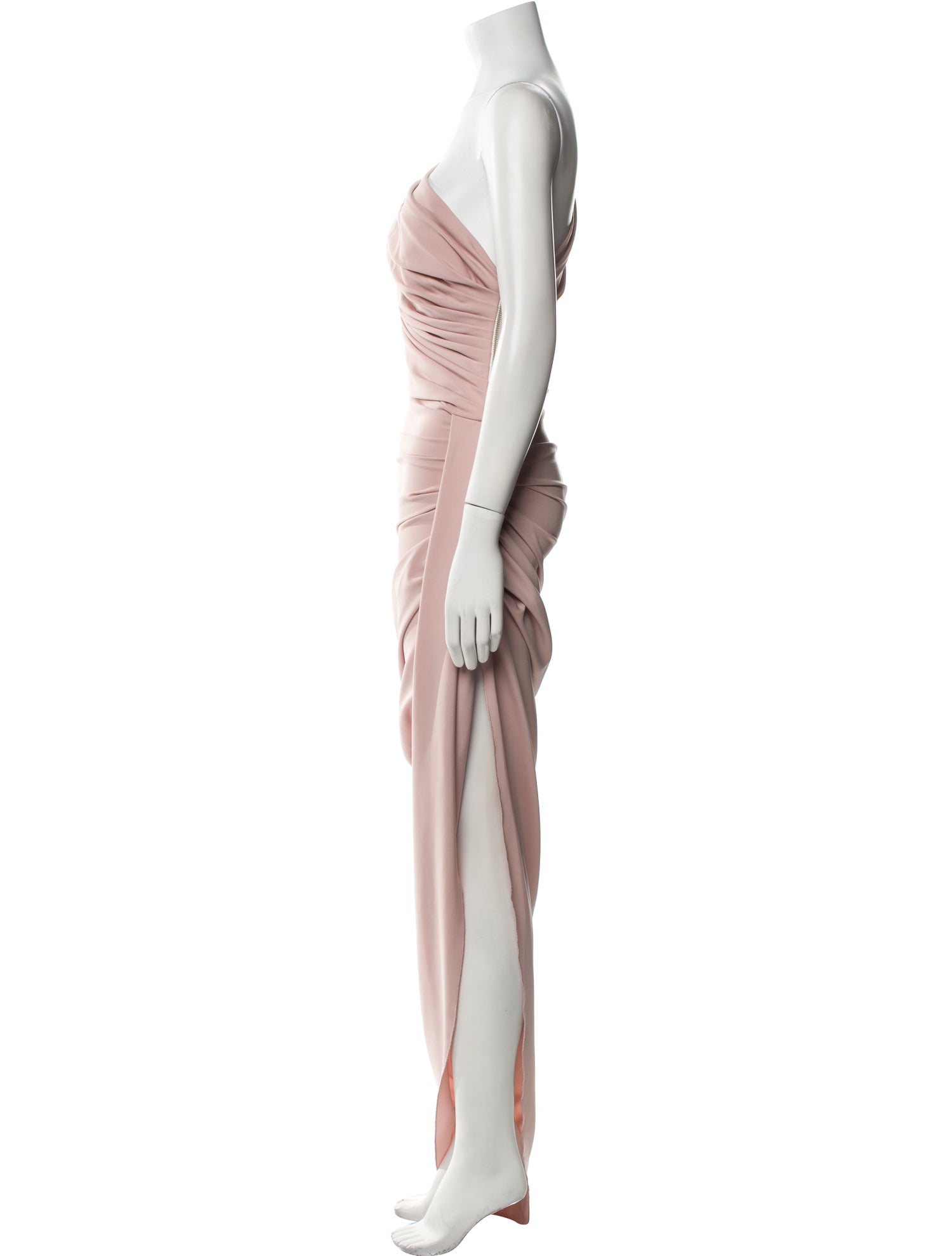 Nicole Bakti One-Shoulder Long Dress