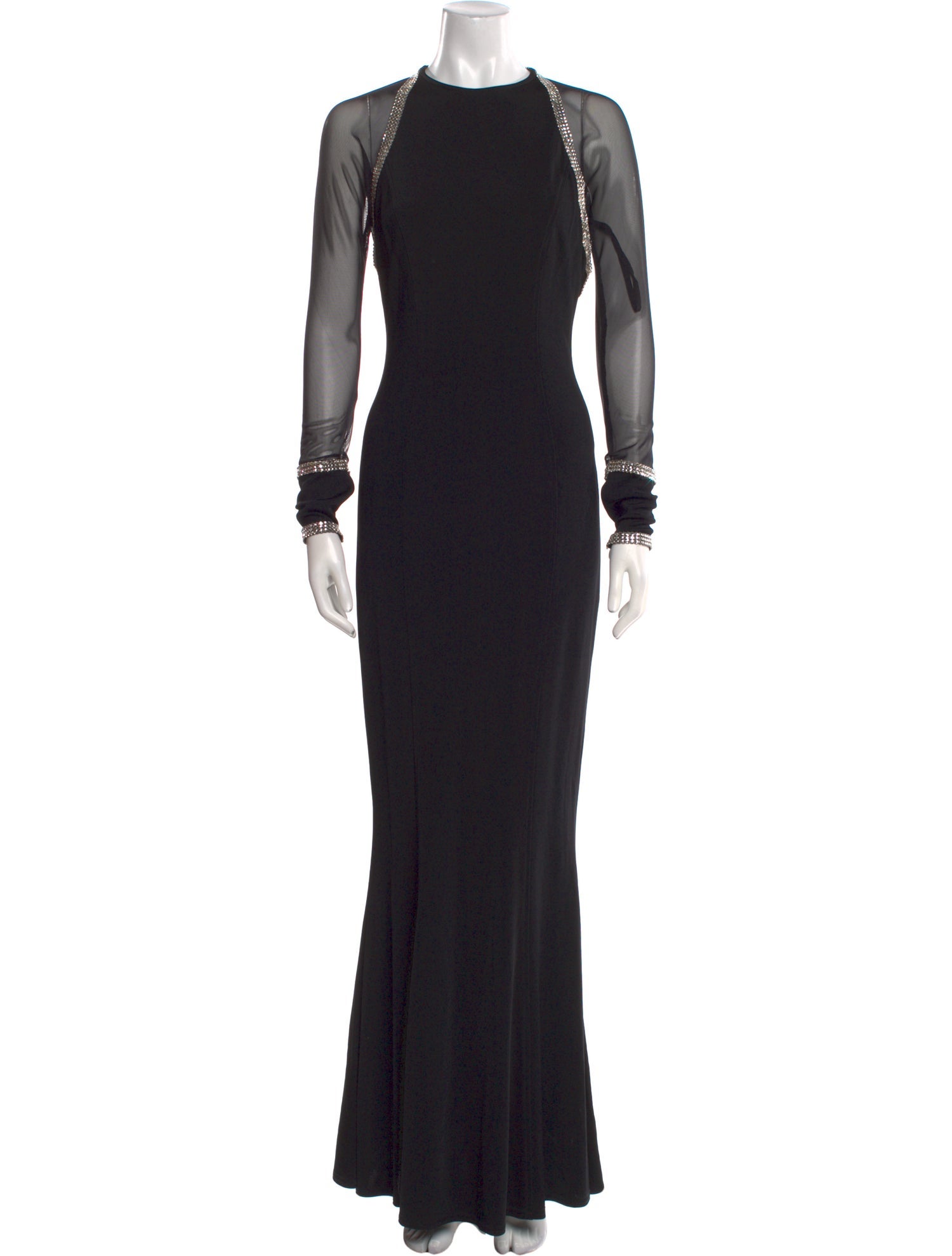 Nicole Bakti Crew Neck Long Dress