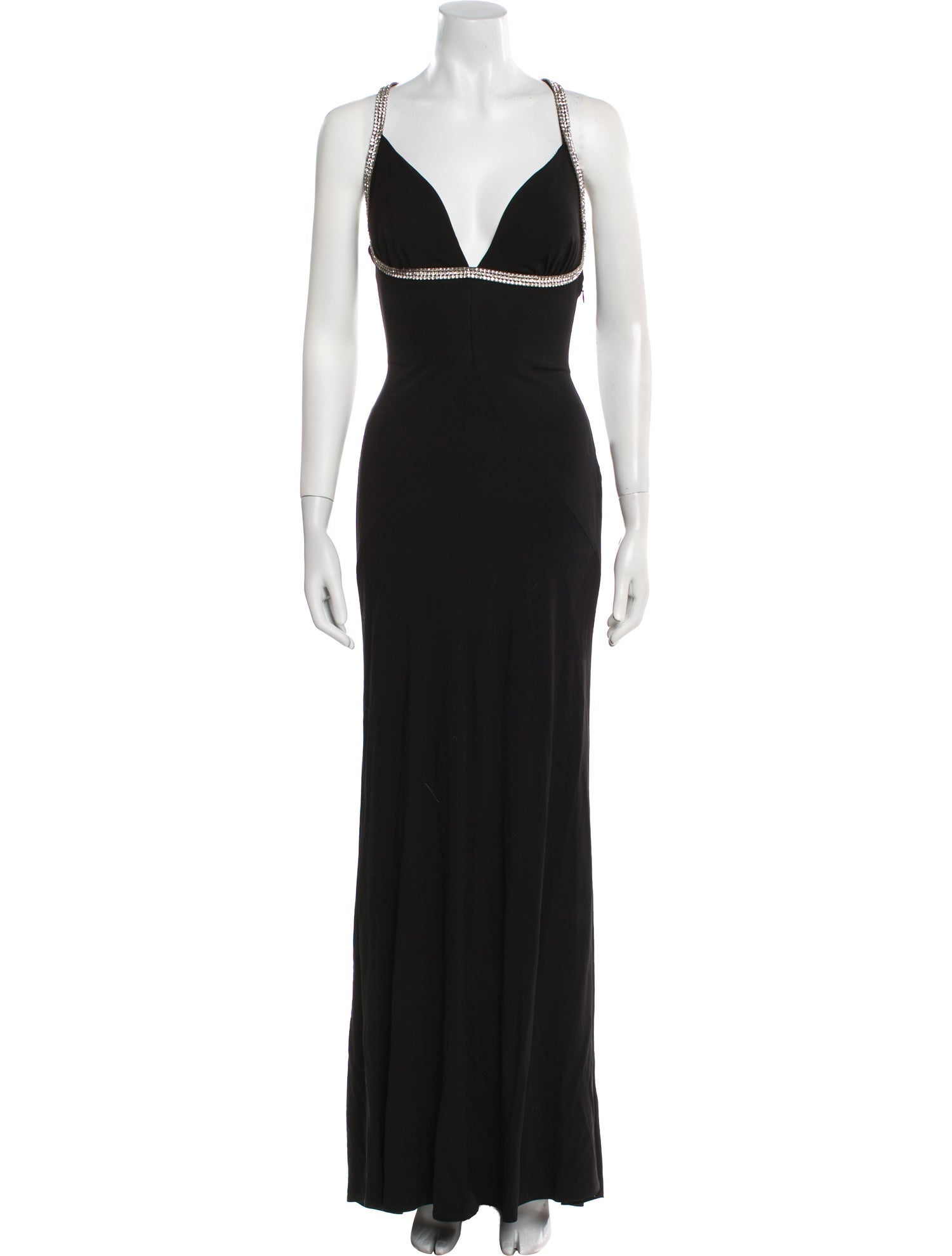 Nicole Bakti V-Neck Long Dress