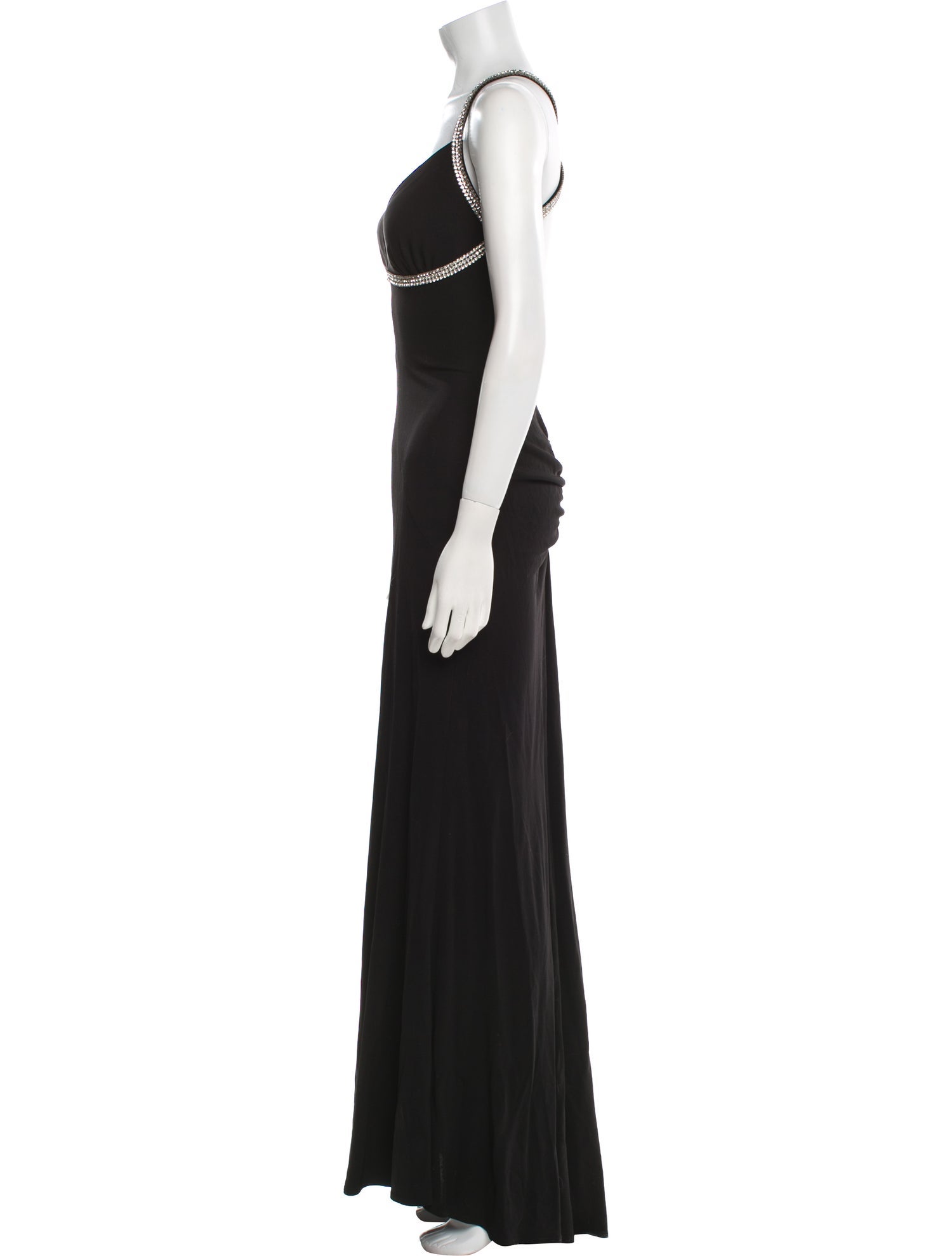 Nicole Bakti V-Neck Long Dress