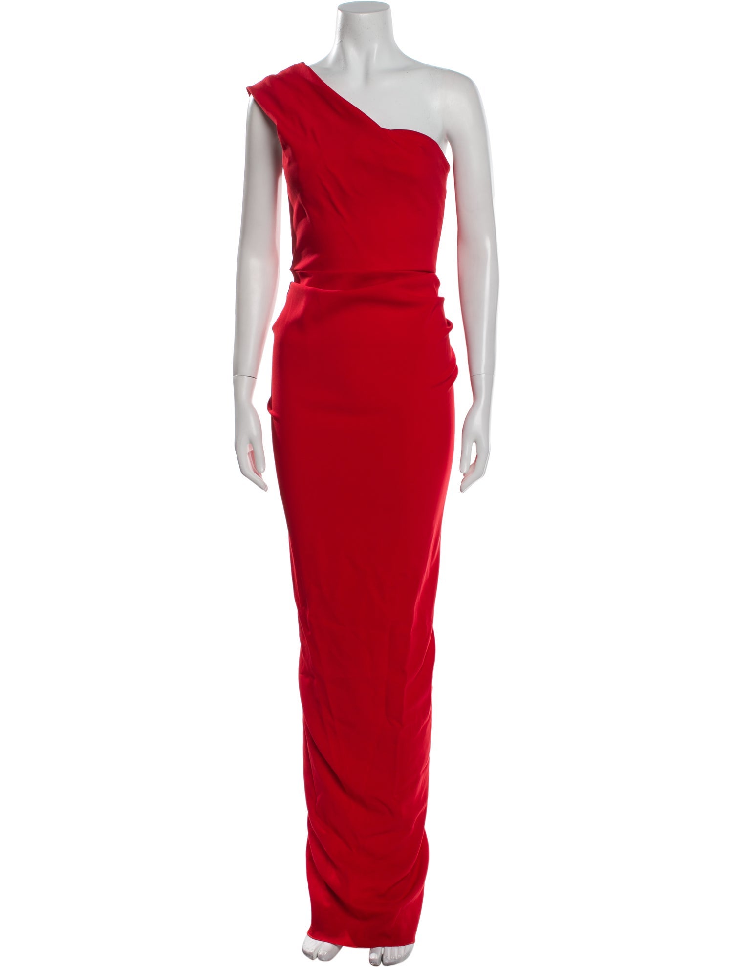 Nicole Bakti One-Shoulder Long Dress