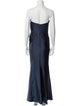 Nicole Bakti One-Shoulder Long Dress