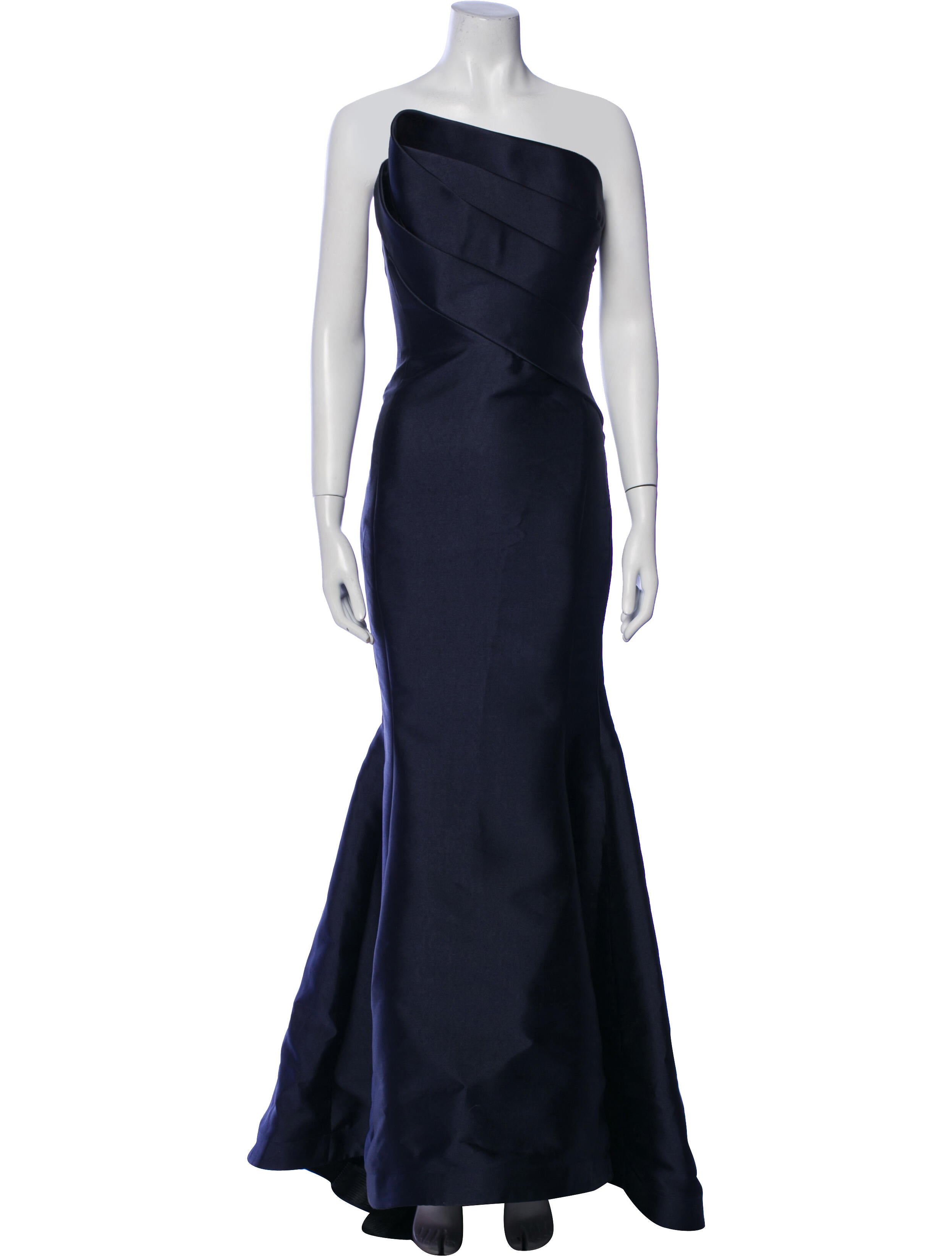 Nicole Bakti One-Shoulder Long Dress