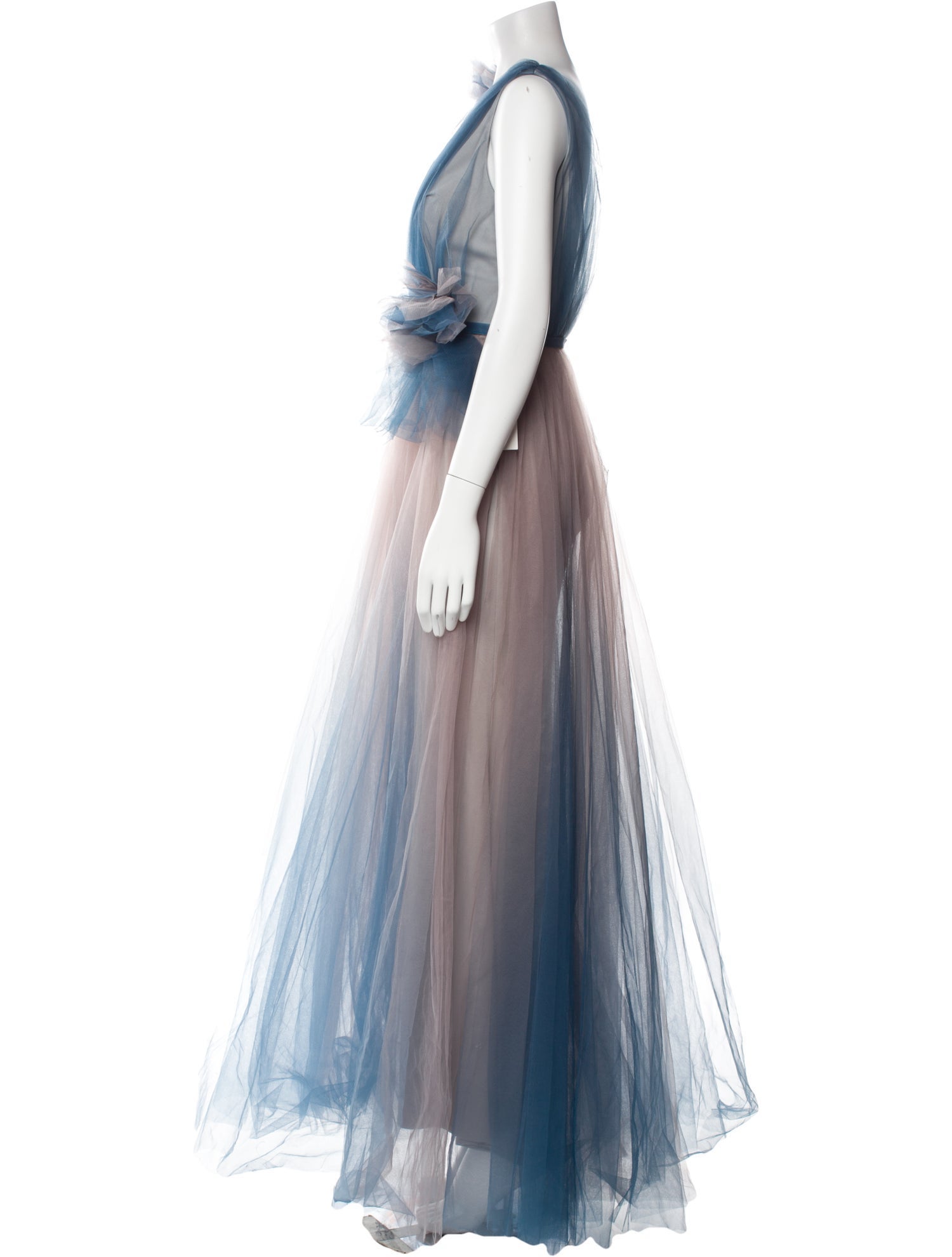 Nicole Bakti V-Neck Long Dress w/ Tags