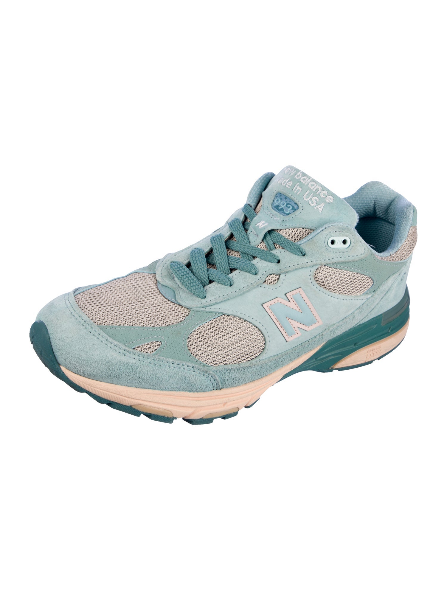 New Balance x Joe Freshgoods Suede Colorblock Pattern Athletic Sneakers
