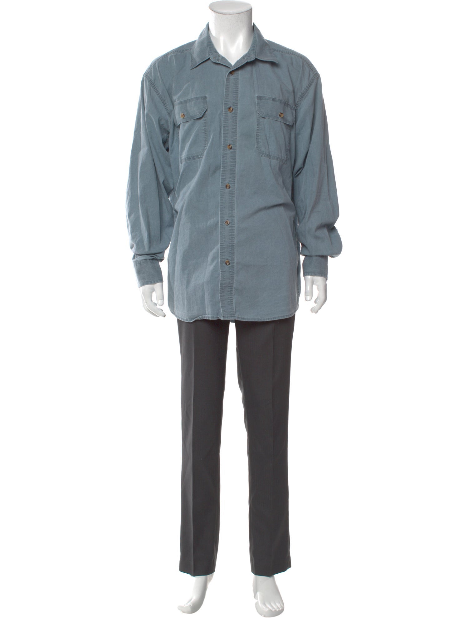 Noble Denim Long Sleeve Denim Shirt
