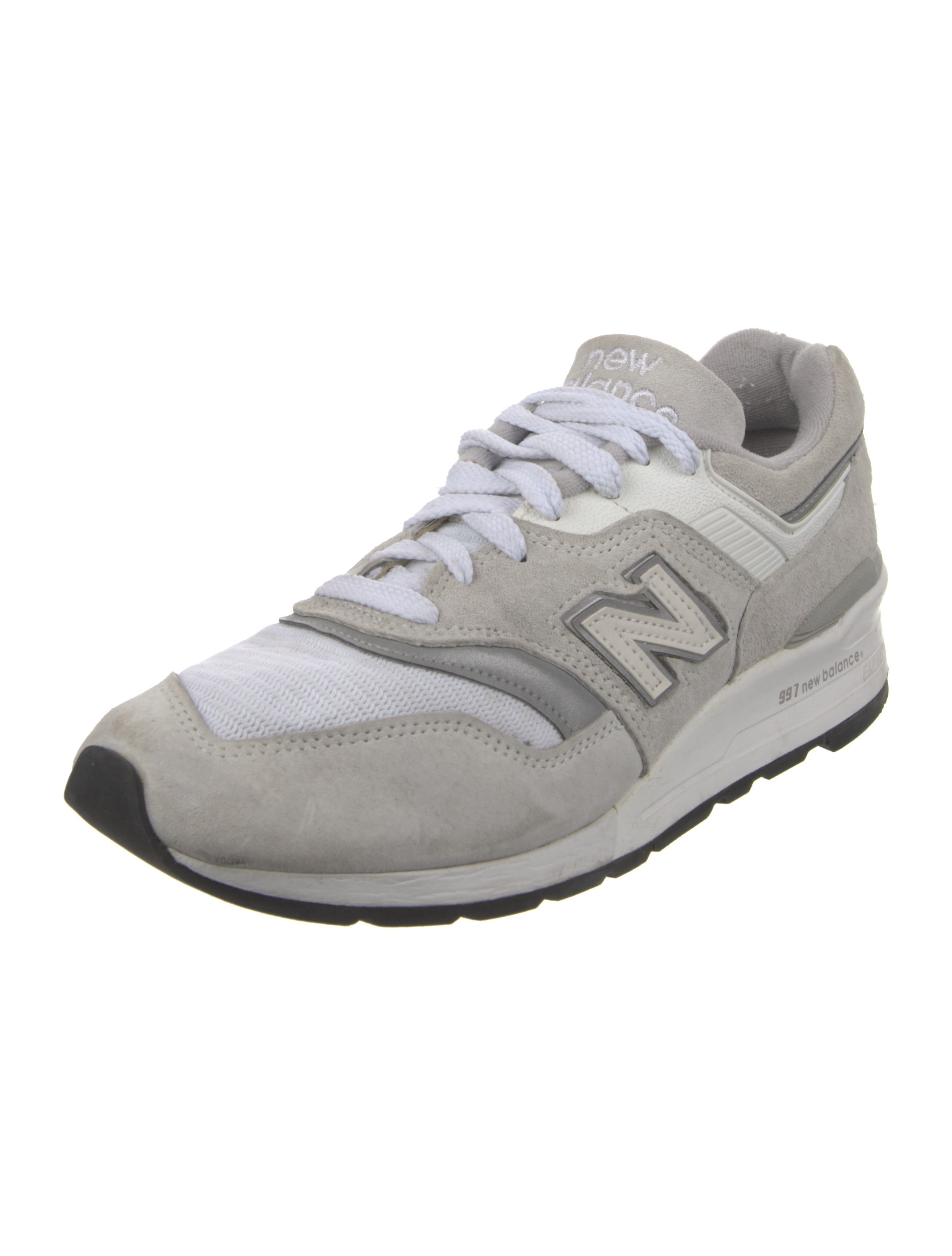 New balance 997 detachable logos light grey Clearance