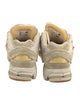 New Balance Suede Colorblock Pattern Athletic Sneakers