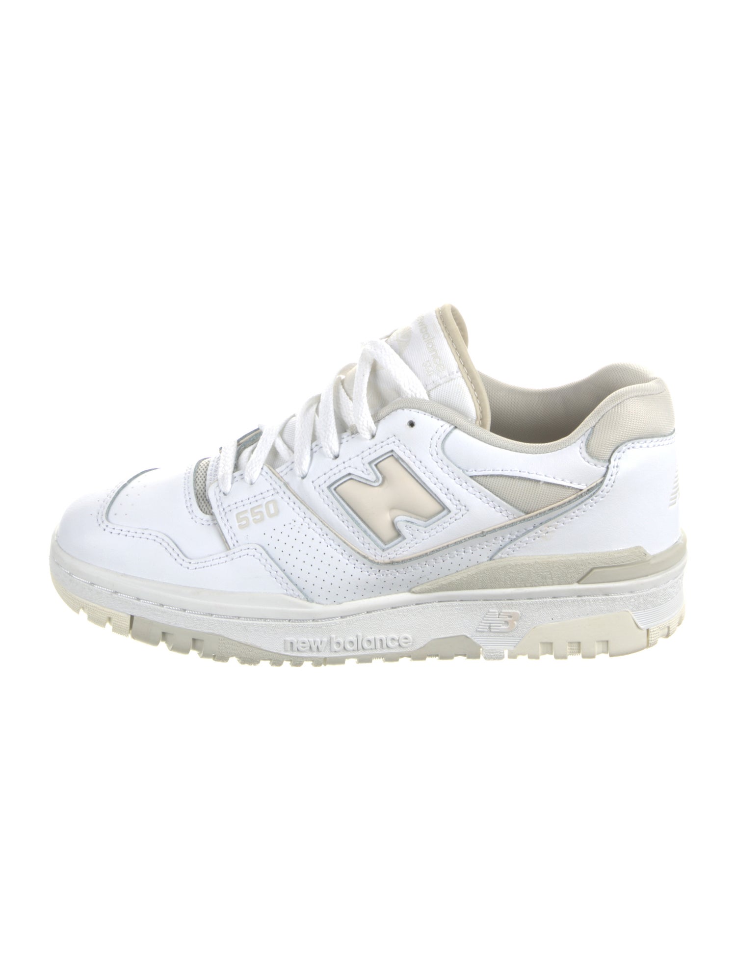 New Balance Leather Colorblock Pattern Athletic Sneakers