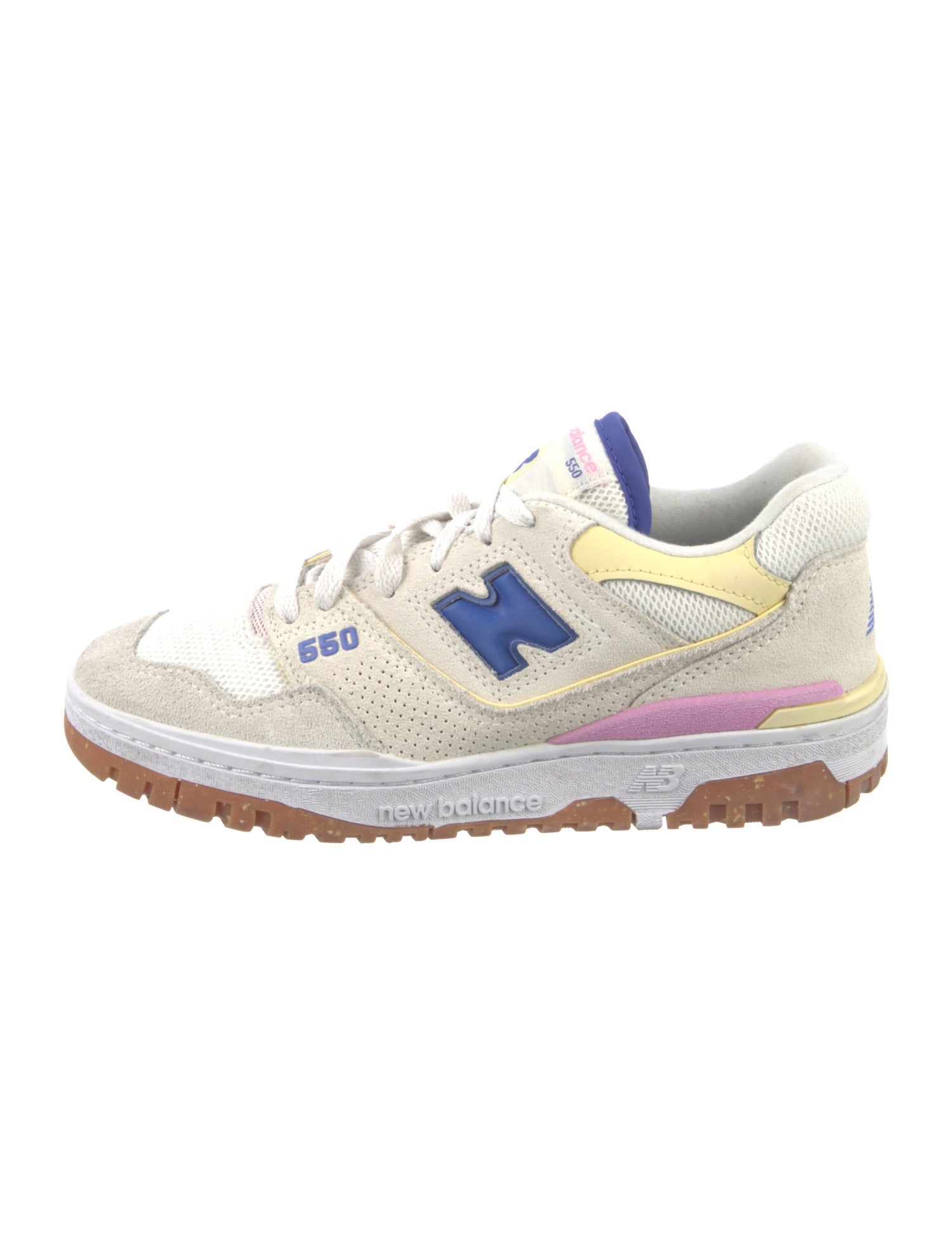 New Balance Mesh Colorblock Pattern Athletic Sneakers