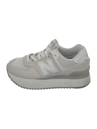 New Balance Suede Printed Athletic Sneakers