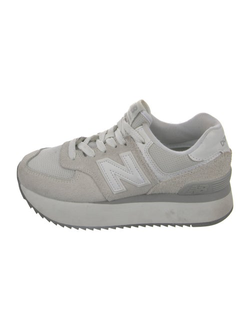 New Balance Suede Printed Athletic Sneakers
