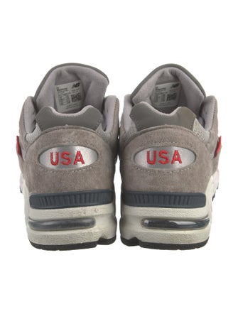 New Balance Suede Printed Chunky Sneakers