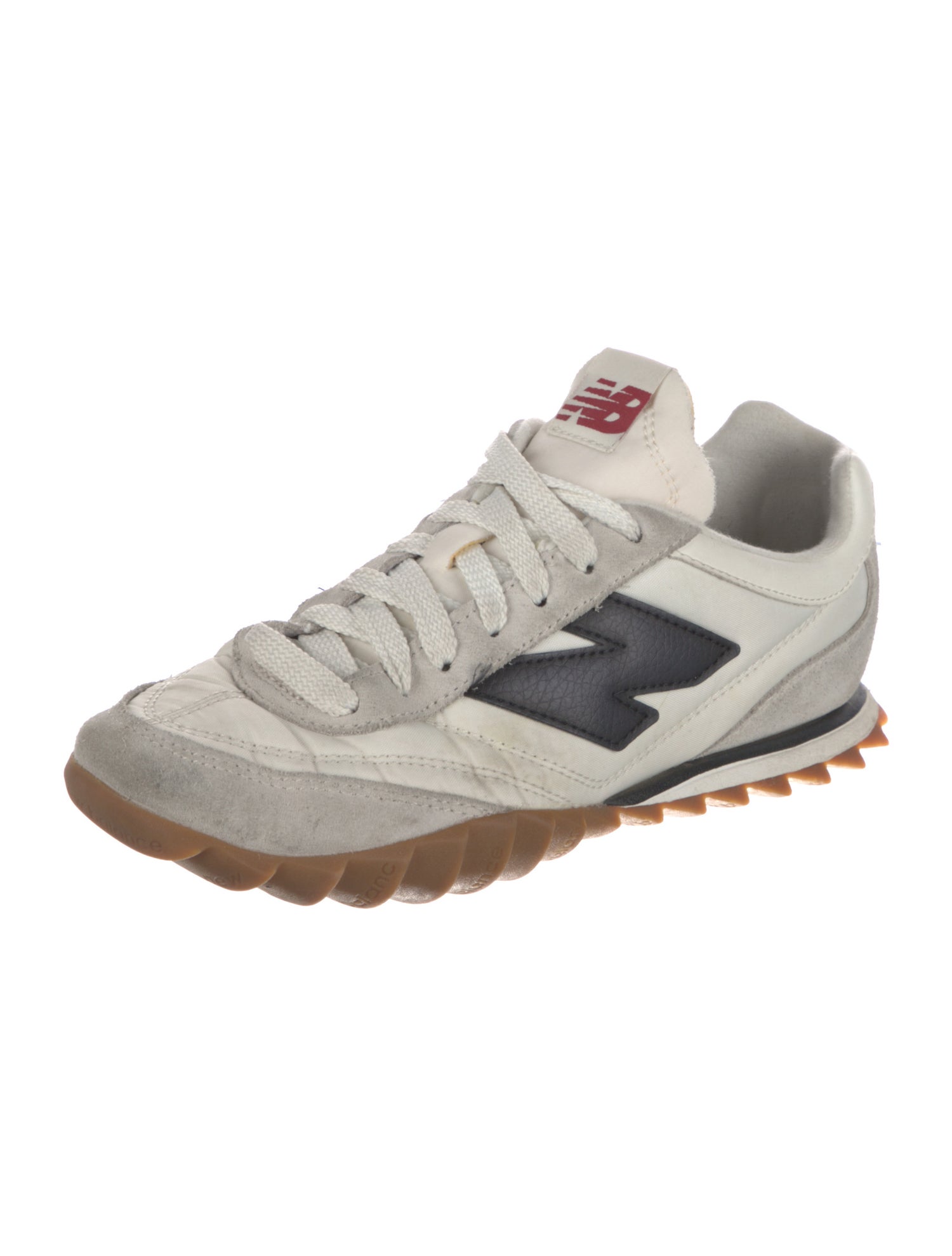 New Balance Nylon Colorblock Pattern Athletic Sneakers