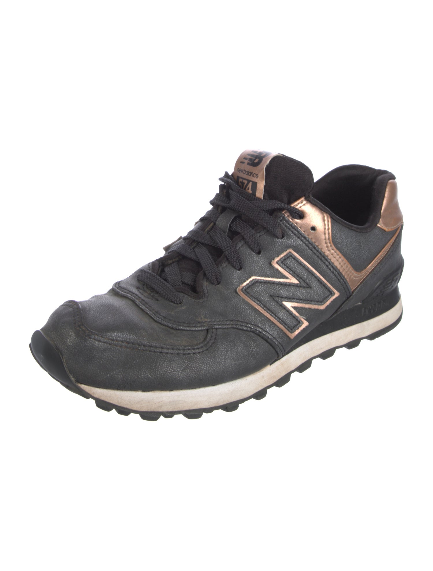 New Balance Suede Animal Print Athletic Sneakers