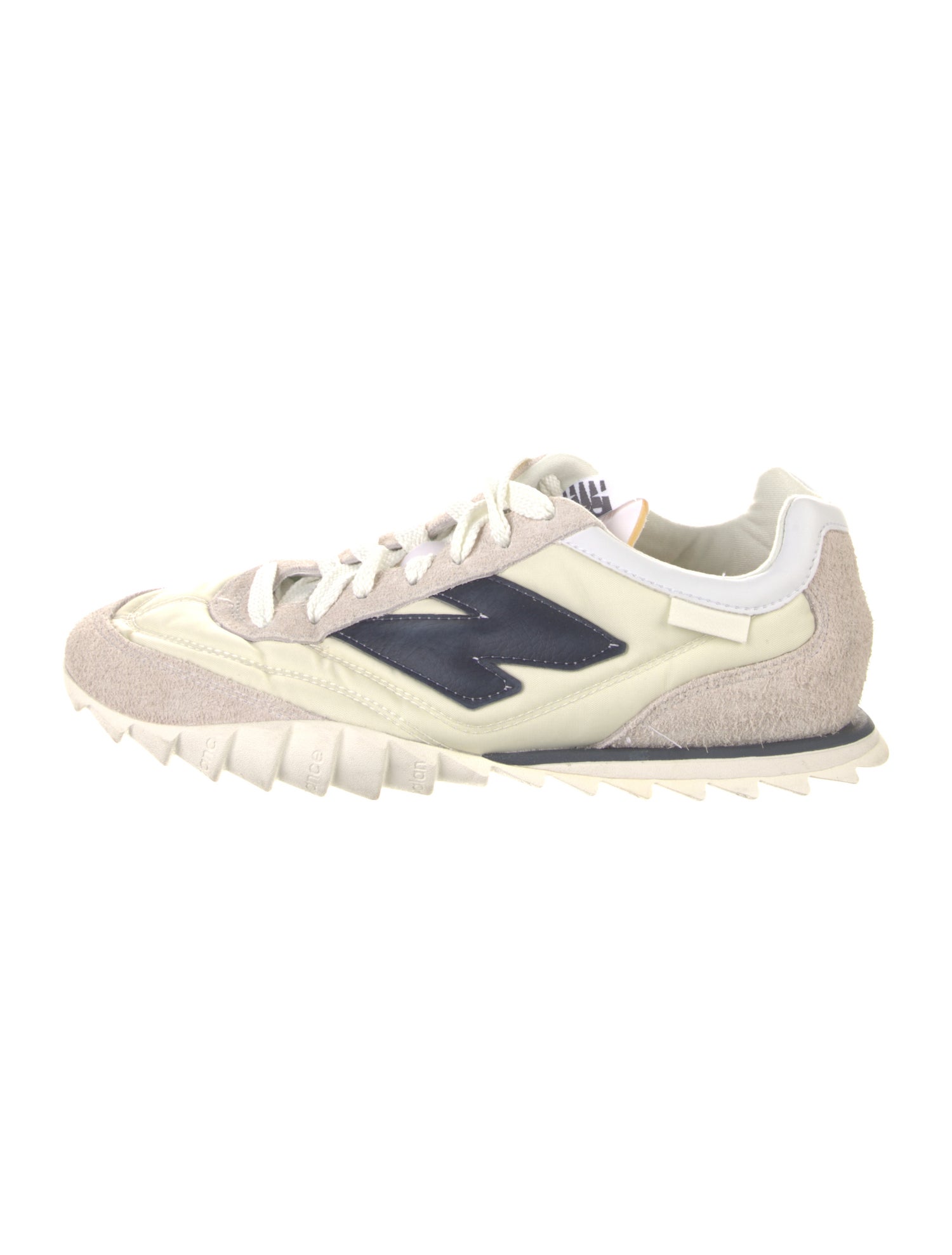 New Balance Nylon Leather Trim Embellishment Athletic Sneakers